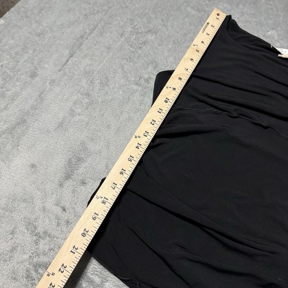 VTG 90s Max Studio Ruched Sides Tanktop Size M Grunge Goth Y2K - Picture 5 of 5